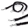 Double Dog Leash for Two Dogs - No Tangle Two Dog Leash, Comfortable Shock Absorbing Reflective Bungee Dog Double Leash, Dual Walking Training Lead for 2 Dogs