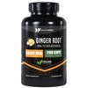 Healthfare Ginger Root Capsules 4000mg | 200 Count | Ultra Strength Supplement | Gluten-Free & Non-GMO