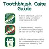 Bamboozle Eco-Friendly Toothbrush for Adults - Sustainable Bamboo Design, Biodegradable & Stylish Oral Care Solution (Blue, Pack of 3)