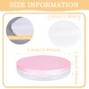 Mabor 2pcs Loose Powder Containers Powder for Women Girls Empty Face Powder Compact Powder Puff Container with Mirror Empty Reusable Powder Case