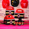 Fun Express - Fire Heroes Treat Boxes for Birthday - Party Supplies - Containers & Boxes - Paper Boxes - Birthday - 12 Pieces