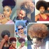 MISSSPECIAL Afro Puff Drawstring Ponytail Extension for Black Women 9A Synthetic Afro Puff Ponytail for Natural Hair, Clip On Kinky Drawstring Ponytail Hair Bun (30#, Afro Puff Medium Size)