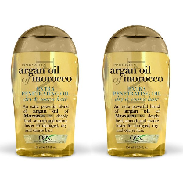 OGX Renewing Argan Oil of Morocco Extra Strength Penetrating Oil Dry, Coarse Hair (Pack of 2)