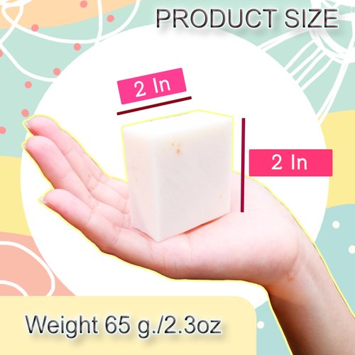 YARIN 3 Pcs Rice Milk Soaps Collagen Skin Lightening Soap 65 G.+Reusable Mesh Bag-Exfoliate, Hydrate, and Conserve