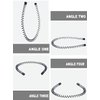 JINBUYAO 18 Pcs Metal Hair Band for Men Unisex Black Wave Headband Spring Shaped Sport Hair Bands Women's Yoga Hairband Hair Accessories