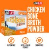 LonoLife Chicken Bone Broth Powder with 8g Protein, Paleo and Keto Friendly, Gluten-free, Single Serve Cups, 4 Servings, (Equal to 32 ounces of broth) 4 Count