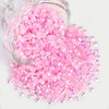 ELEEGEM Resin Rhinestones for Nail Art,3000PCS 5mm Light Pink AB Jelly Rhinestones Flatback for Crafts Tumblers Clothes Shoes DIY Decoration