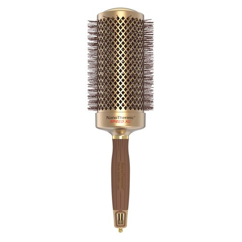 Olivia Garden NanoThermic Speed XL Extra-Long Barrel Thermal Round Hair Brush with ergonomic non-slip handle (not electrical) NT-XL64 (2 3/4")