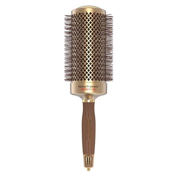 Olivia Garden NanoThermic Speed XL Extra-Long Barrel Thermal Round Hair Brush with ergonomic non-slip handle (not electrical) NT-XL64 (2 3/4")