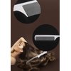 Stainless Steel Hair Combs Anti Static Fine Cutting Comb Wide Fine Teeth Comb Flat Top Comb Rat Tail Comb Barber Teasing Comb for Women Men Hair Types Styles