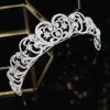 Aoligrace 3A Cubic Zirconia Princess Diana Crown CZ Wedding Pageant Tiaras Hair Accessories Bridal Headdress Gifts for Women