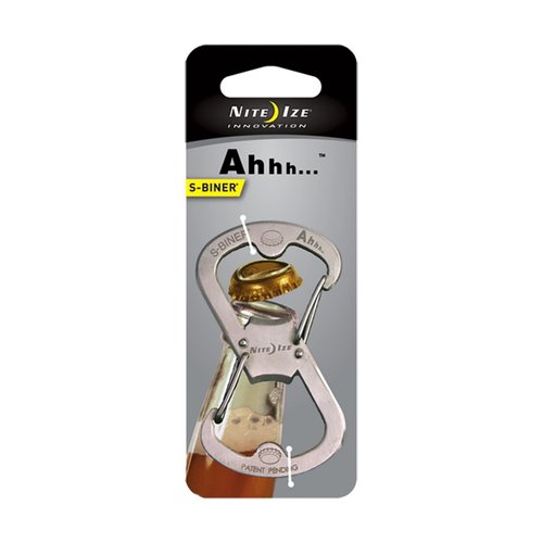 Nite Ize S-Biner Ahhh Bottle Opener - Stainless SBO-03-11