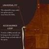RUSTIC TOWN Leather Grill Work Apron with Tool Pockets ~ Adjustable up to XXL for Men & Women ~ Shop Apron Leather Tool Apron (Tan)