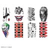 16 Sheets Joker Tattoos, Harley Quinn Tattoos, Tattoos for Suicide Squad Perfect for Halloween, Costumes, Harley Quinn Accessories Party and Cosplay