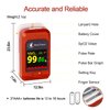 HEAL FORCE Pediatric Pulse Oximeter Fingertip OX Heart Rate Monitors SpO2 Levels Adjustable Alarm Adult & Infant Blood Oxygen Saturation Monitor With Case