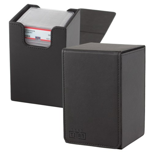 Card Titan Slab Box Single Row - Trading Card Storage Box for Graded Sports Cards and Graded TCG Cards - Card Case Fits PSA, BGS, SGC and CSG Graded Card Slabs