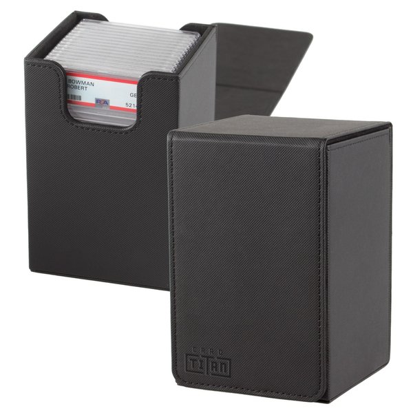 Card Titan Slab Box Single Row - Trading Card Storage Box for Graded Sports Cards and Graded TCG Cards - Card Case Fits PSA, BGS, SGC and CSG Graded Card Slabs
