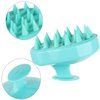 BTYMS Hair Scalp Scrubber Shampoo Brush, Silicone Scalp Massager Scalp Brush Hair Washing Brush Exfoliating Brush for Hair Growth & Dandruff Removal - Green
