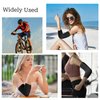 Mozeat Lens 2 Pairs Forearm Tattoo Cover up Sleeve Tattoo Sleeves for Women Forearm Tattoo Cover Sleeve Arm Sleeves for Women Men(Black, 7.9 X 3.9 Inch)