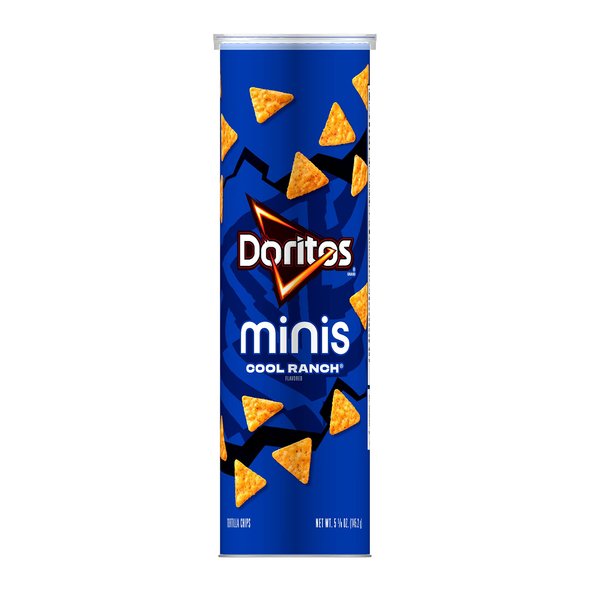 Doritos, Mini Tortilla Chips, Cool Ranch, 5.12 Oz, 1 Count