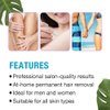 Clean + Easy Non-Laser Personal Electrolysis Device - Permanent Hair Removal for Face and Body, Battery Operated, Painless and Convenient Home Treatment
