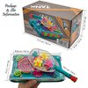 Tipmant Electric Tank Toy Electronic Vehicle Car Auto Driving, Transparent Gears, Music, Lights, Baby Toddler Kids Birthday Gifts