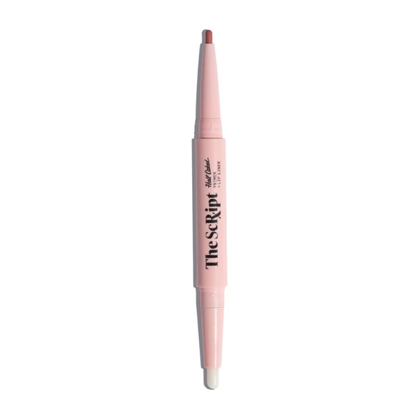 Half Caked The Script Primer + Lip Liner - Dual-Ended, Retractable Lip Conditioner and Waterproof Gel Lip Liner - Vegan & Cruelty-Free, 0.11g (Half Life)