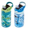 Contigo Aubrey Kids Cleanable Water Bottle with Silicone Straw and Spill-Proof Lid, Dishwasher Safe, 14oz 2-Pack, Dinos & Sharks