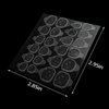 20 Sheets Double Sided Glue Sticker for Fake Nail Sticky Tabs Super Waterproof Breathable Flexible Adhesive Jelly Gel Press on Nails Transparent Double-Sided Acrylic Manicure Tape for False Nail Tips