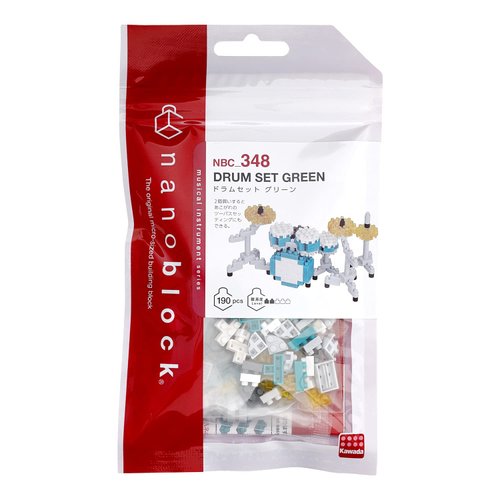 nanoblock - Instruments - Drum Set, Collection Series Building Kit