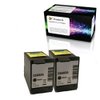OCProducts Remanufactured Ink Cartridge for HP C6602A Black Ink Cartridge 2 Pack for Addmaster IJ 6080 6160 7100 Ithaca BankJet 2500 Ithaca KitchenJet 1000 Ithaca POSJet 1000 1500 Digital Check TS500