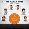 Steezee Clever Clay - Natural Finish Styling Hair Clay for Men - All Hair Types - Reworkable All Day Hold- Cruelty Free- Paraben & Sulphate Free, 3.4 oz