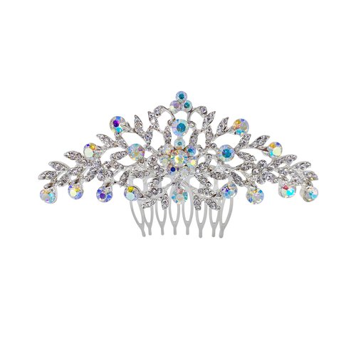 01 Vintage Rhinestone Crystal Wedding, Bridal or Prom Hair Comb
