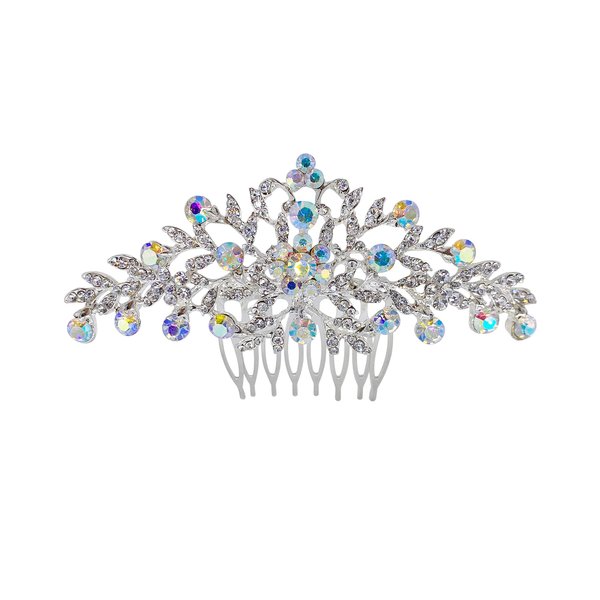 01 Vintage Rhinestone Crystal Wedding, Bridal or Prom Hair Comb