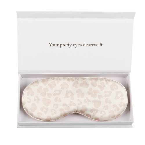 Silk Sleep Mask Light Blocking Luxury 100% Mulberry 22mm Silk Eye Mask Eye Cover Blindfold Ultra Soft Light & Comfy Anti Aging Skin Care with Travel Bag Gift Package