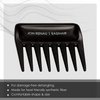 Jon Renau Wide Tooth Comb - Detangling Comb For Synthetic, HD Fiber & Human Hair (3-Pack)