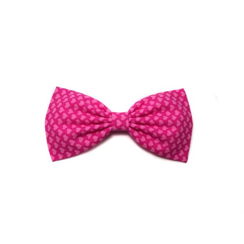 Sweet Candy Pink Hearts Hair Bow (Headband)