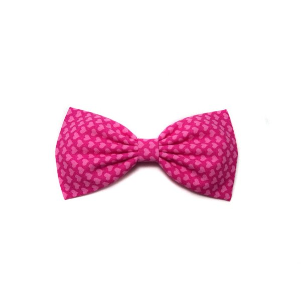 Sweet Candy Pink Hearts Hair Bow (Headband)
