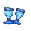 Blue Colored Eye Wash Cup for Effective Eye Cleansing - Eye Shaped Rim, Snug Fit, Perfect Eye wash kit (Set 2 Pcs)