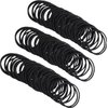 150PCS Black Hair Ties, elastic Hair Ties No Damage Ponytail Holder，for Thick and Curly Hair Hair Elastic Band，for Women or Men