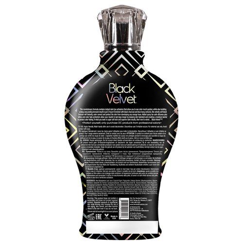Devoted Creations Black Velvet Anti-Orange Mattifying Black Bronzer Tanning Lotion 12.25 oz