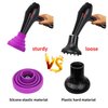 Universal Collapsible Hair Dryer Diffuser Attachment- Salon Grade Tool,Lightweight Foldable Portable Travel Folding Design Fit Most of Blow Dryers-PurplePurple