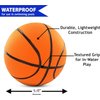 Botabee Kids Pool Basketball 2 Pack | Compatible with Intex Floating Hoops Poolside Basketball Game and Other Pool Basketball Hoop | Mini Ball for Outdoor and Poolside Play