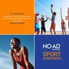 NO-AD SPF 50 SPORT Sunscreen Lotion | Hypoallergenic | Broad Spectrum UVA/UVB Protection | Water Resistant | Octinoxate & Oxybenzone Free with moisturizing Vitamin E and Aloe 16oz