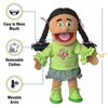 14" Jasmine, Hispanic Girl, Hand Puppet