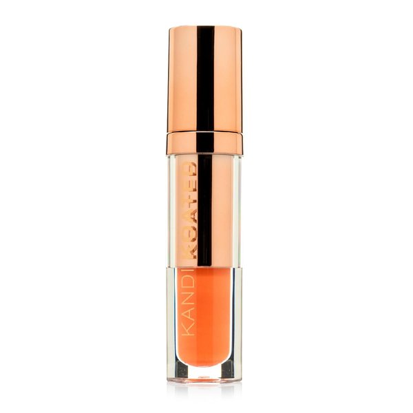 Kandi Koated Lacquer Illuminating Lip Cream [Vivacious] Creamy Lipstick Burruss | Natural Colors, Moisturizing Lip Lacquer, Paraben-Free, Cruelty-Free | Beauty & Makeup