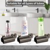 Toothpaste Squeezer - Metal Tube Squeezer Stainless Steel Tube Wringer UDQYQ Toothpaste seat Holder Stand (Black)