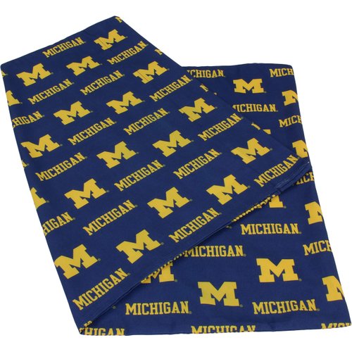 College Covers Everything Comfy Michigan Wolverines Pillowcase Pair, King, 20" x 40", Includes 2 King Pillowcases