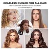 Heatless Hair Curler No Heat Hair Curling Rod Headband Heatless Hair Rollers for All Hair Styles Overnight Hair Curls Flexible Hair Rods to Sleep In Hair Styling Tool Heatless Hair Headband