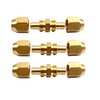 3Pcs 3/8 Air Hose Repair Kits,Brass 3/8 Air Hose Fittings Reusable Hose Splicers Repair Kit for 3/8-Inch ID Hose